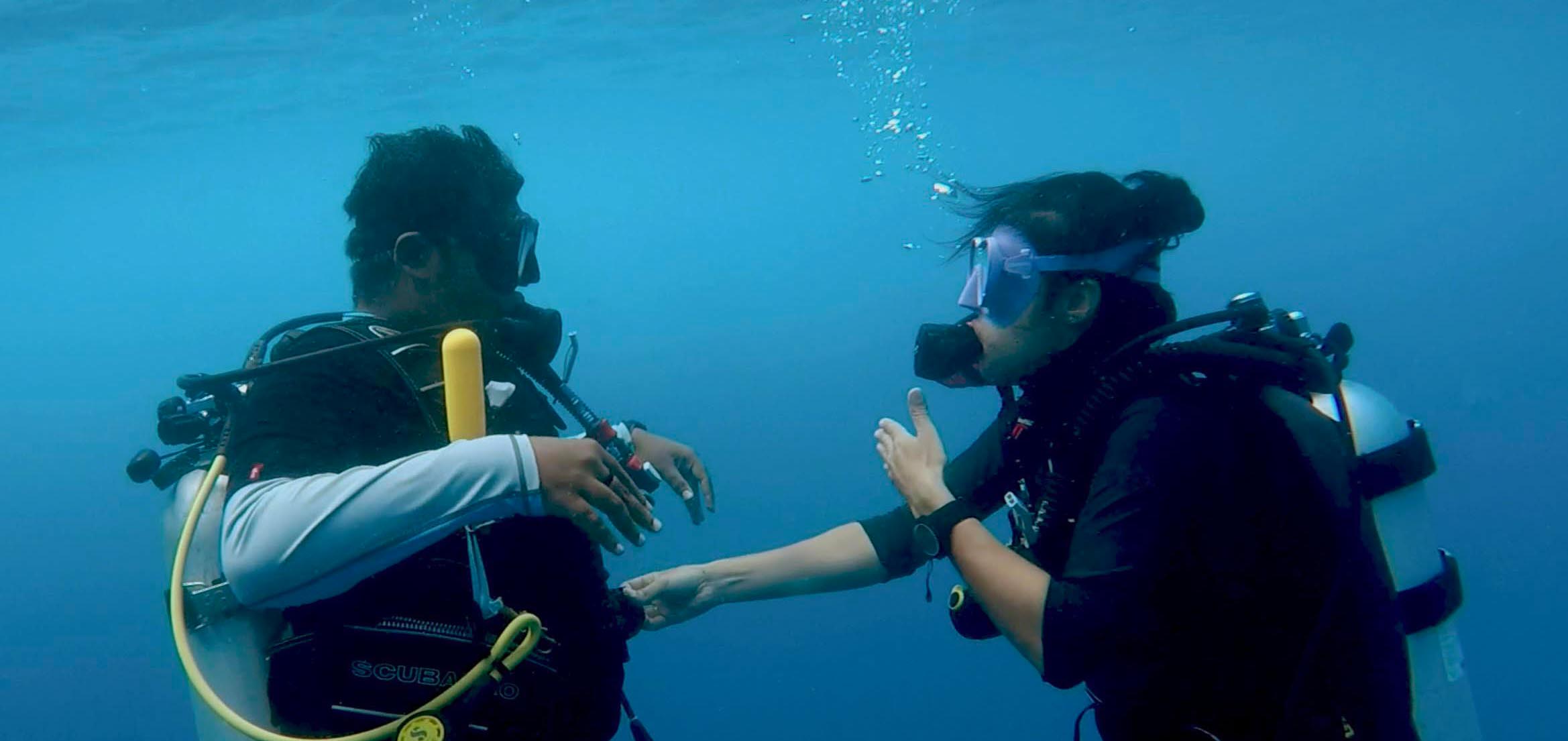 Scuba diving course